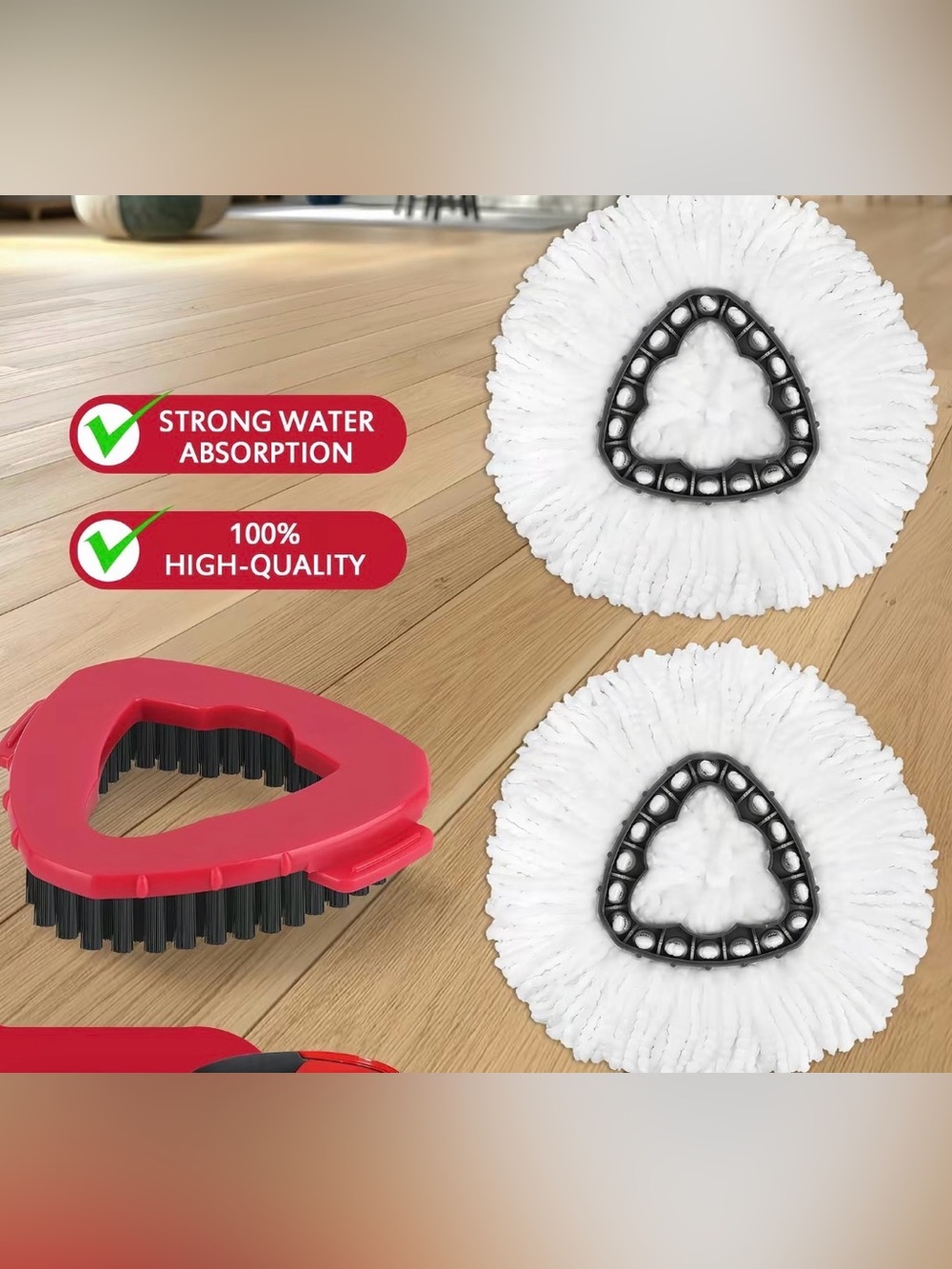 Spin mop replacements